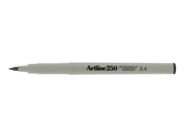 Merkepenn Artline 250 rund spiss sort 