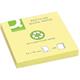 9447306  Notatblokk 76 x 76mm gul Resirk. (12) Post-It blokk