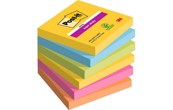 269326 Post-It 654-6SS-CARN Notatblokk POST-IT SS 76x76mm Carni(6) 