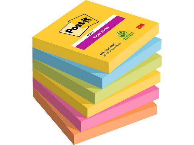 269326 Post-It 654-6SS-CARN Notatblokk POST-IT SS 76x76mm Carni(6) 