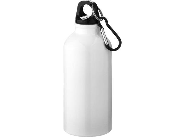 Oregon 400ml. drikkefl. i res.aluminium RCS-sertifisert og med karabinkrok 
