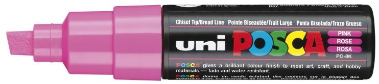 777853  9002210 Paintmarker UNI Posca PC-8K rosa Malingsmerkepenn