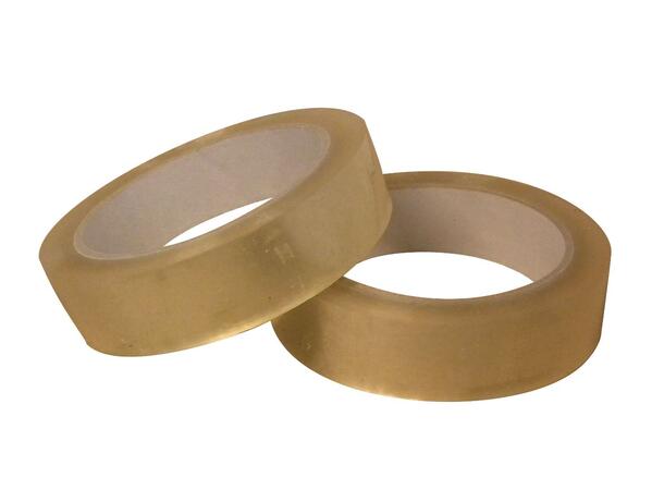 Pakketape Akryl 25mm x 66m, Klar, 28my Normal tack | Emballasjetape 