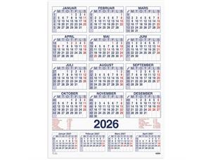 Plakatkalender GRIEG 2026 59x80 cm 