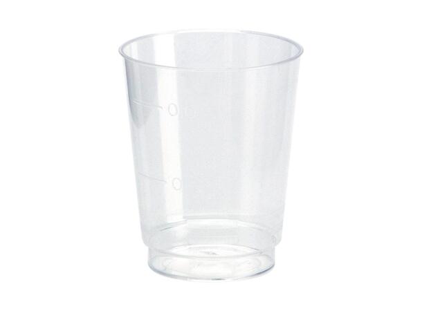Plastglass PS 4cl (50) Snapsglass | Engangs 