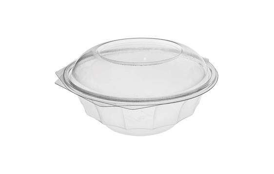 9433774 Paccor E400123 Salatbeger SH 1000 ml | 190 x 93  mm beger med hengslet lokk i rPET (240 stk)