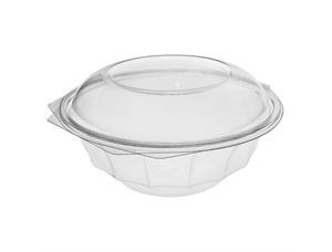 Salatbeger SH 1000 ml | 190 x 93  mm beger med hengslet lokk i rPET (240 stk) 