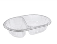 9433811 Paccor 108718 Salatbeger "V-Serie" 400ml |175x115x40mm Begerbunn klar rPET uten lokk (720 stk)