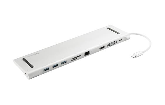 9436534 Sandberg 136-31 Sandberg USB-C 10 - i- 1 Docking stasjon 