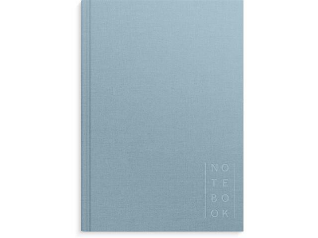 279322  92755600 Skrivebok BURDE A5 linjer lys bl&#229; Notatbok
