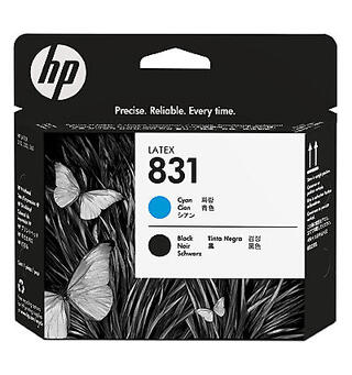 Skrivehode HP Latex 831  Cyan/Sort