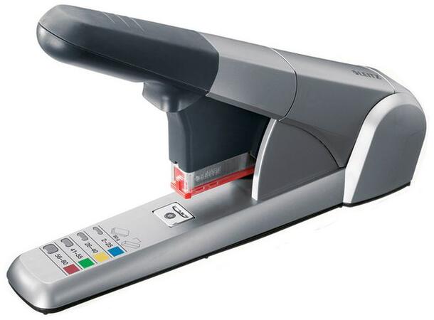 Stiftemaskin LEITZ 5551 80 ark sølv 