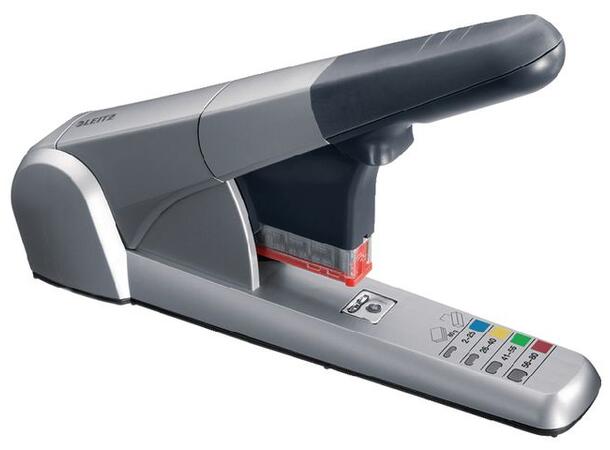 Stiftemaskin LEITZ 5551 80 ark sølv 