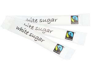 Sukkersticks FAIRTRADE hvit 3g (1000) 