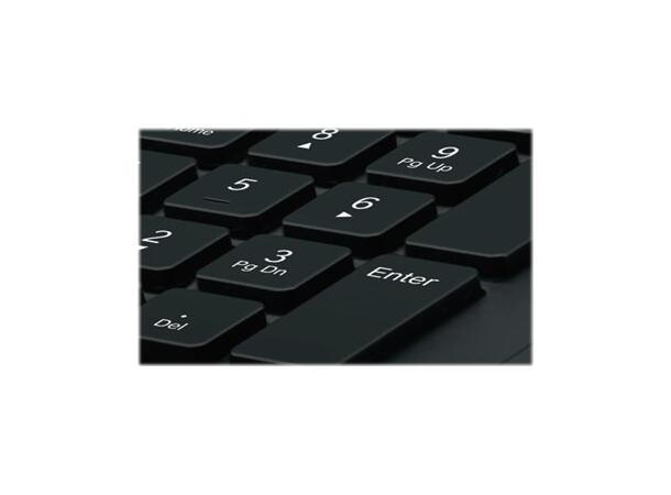 Tastatur Logitech K280E corded keybaord Moderne tastatur med elegant profil 