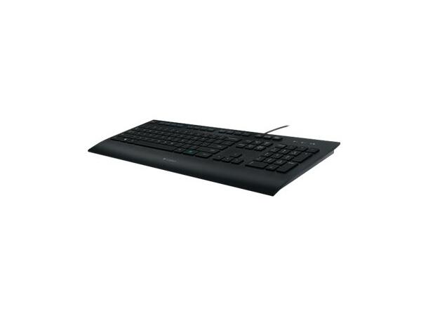 Tastatur Logitech K280E corded keybaord Moderne tastatur med elegant profil 