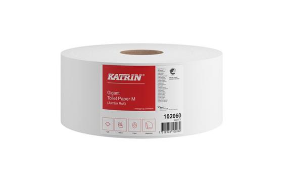 760090 Katrin 10206-1 Toalettpapir Katrin Basic Gigant 1-lag 435 meter, resirkulert