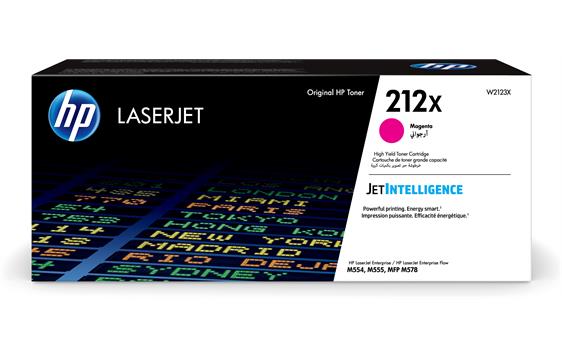 9437582 HP W2123X Toner HP 212X Magenta 10 000 sider ved 5 %