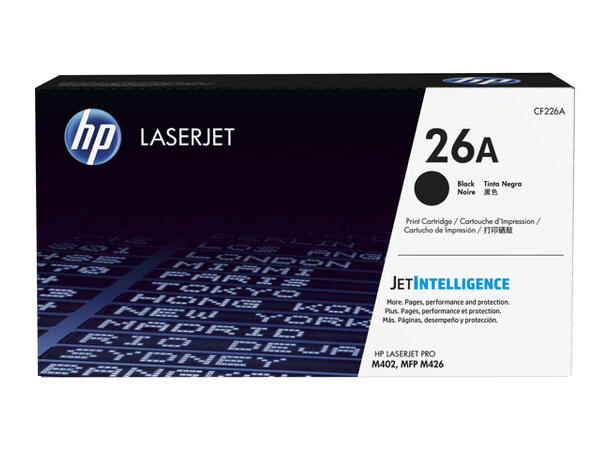 Toner HP CF226A 3.1K sort 