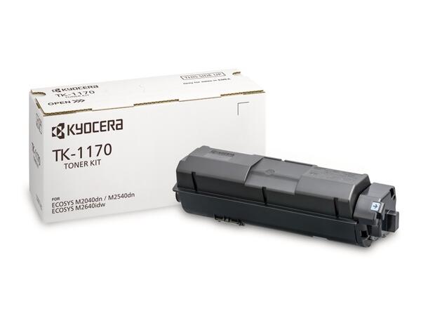 Toner KYOCERA TK-1170 7,2K sort Kapasitet opp til 7200 sider 