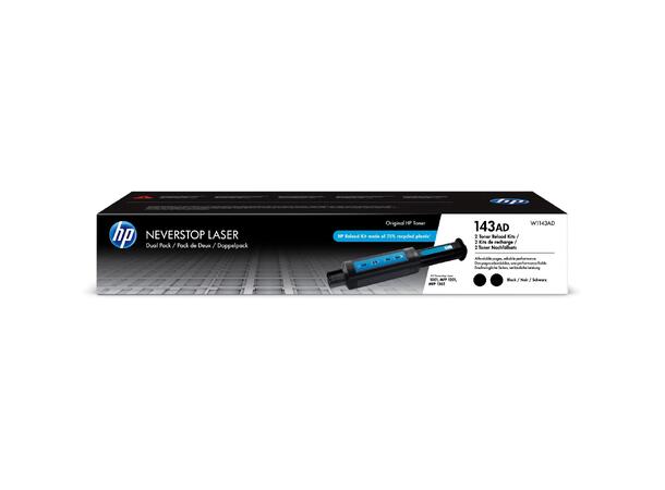 Toner Neverstop  Reload Kit 2 x 2,5K 143AD Toner 2 x2500 sider | 2 pack 