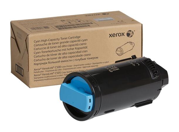 Toner Xerox VersaLink C500/C505 Blå/Cyan | 5.200 sider | høykapasitet 