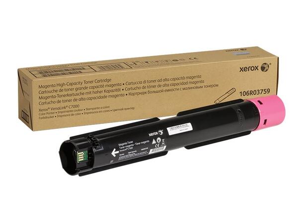 Toner Xerox VersaLink C7000/DN | C7000/N Rød/Magenta | 10.100 sider| Høykapasitet 