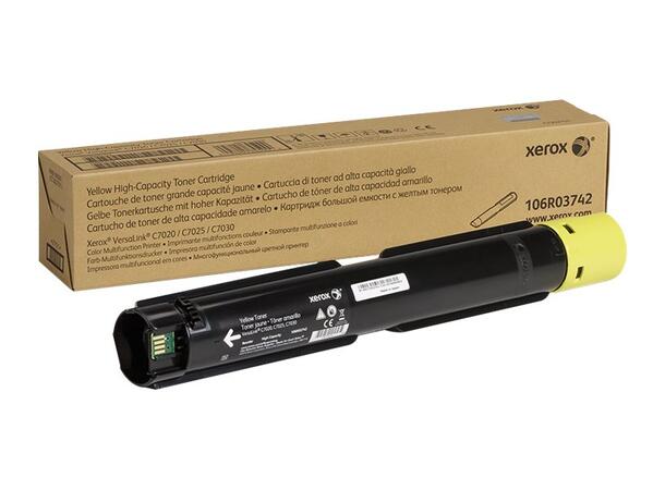Toner Xerox VersaLink C7020/25/30 16.500 sider | Gul | High capacity 
