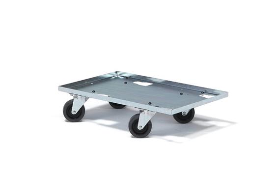 9443978  20329 Tralle av St&#229;l Kapasitet: 300 kg, 650x410 mm