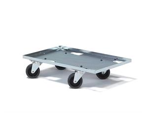 Tralle av Stål Kapasitet: 300 kg, 650x410 mm 