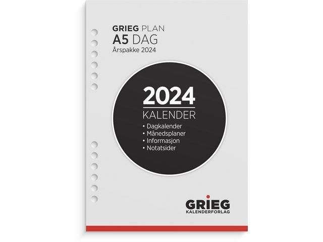 271298 Grieg kalender 98538024 &#197;rspakke GRIEG A5 2024 dag 