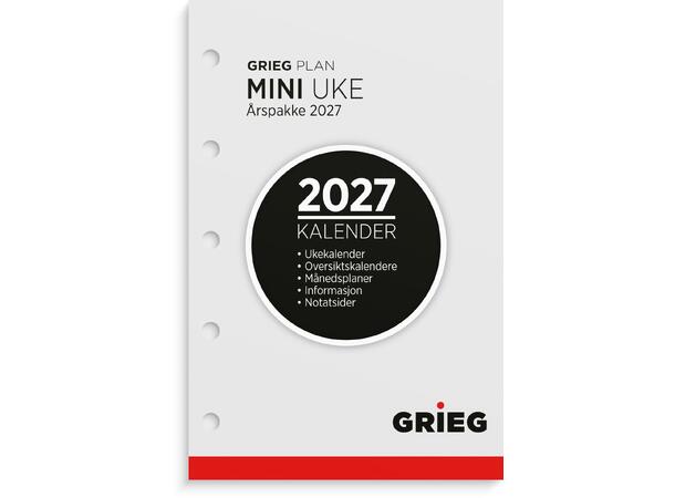 Årspakke GRIEG Mini 2027 uke 