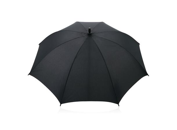 23" stormparaply helt i glasfiber, sort 
