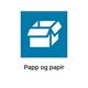 272066 1313971-003 Avfallsmerker Papp og Papir A4 Kildesortering | Selvklebende