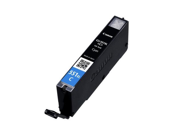 Blekk CANON CLI-551XL C blå Blått blekk til Canon Pixma iP7250 m.fl. 