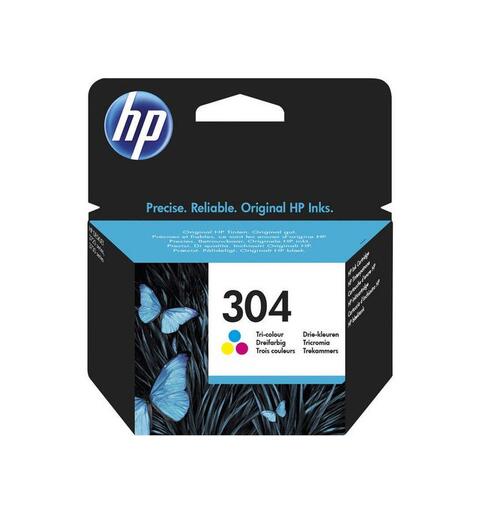 Blekk HP N9K05AE serie 304 Tri-Color Blekkpatron til HP Deskjet 3720/3730
