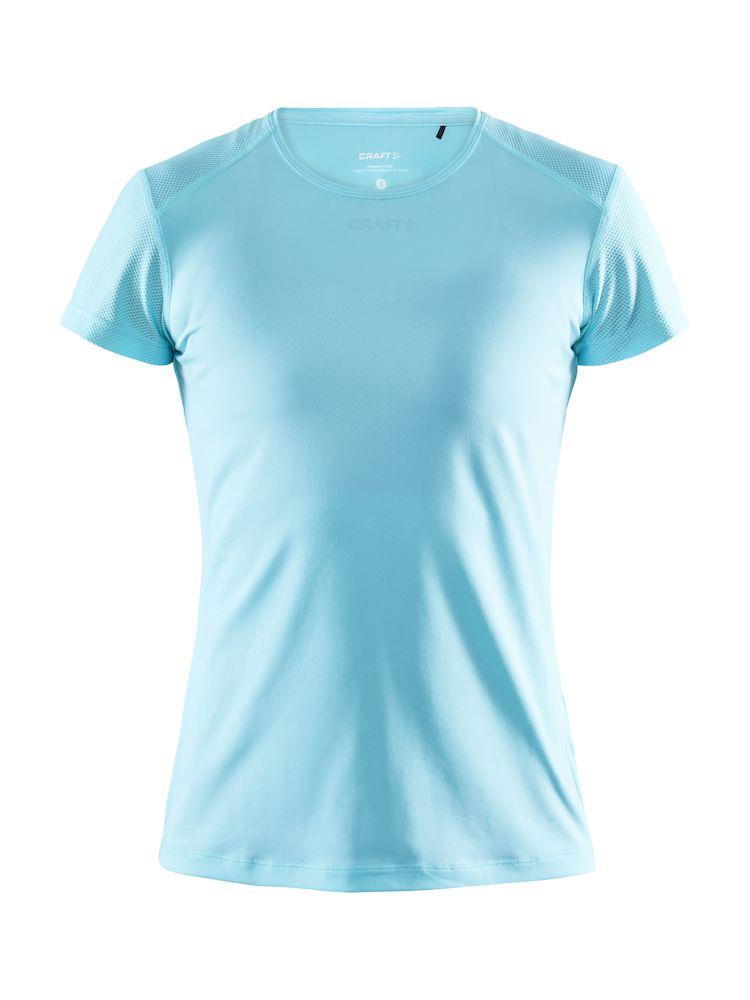 9435350  1908767 Craft ADV Essence SS Slim t-shirt dame Medium M&#248;rk gr&#229;melert