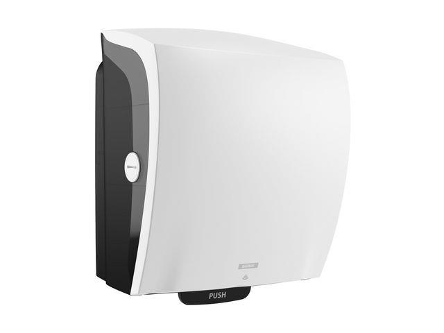 299011 Katrin 84739 Dispenser KATRIN System t&#248;rk hybrid hvit T&#248;rkepapirdispenser