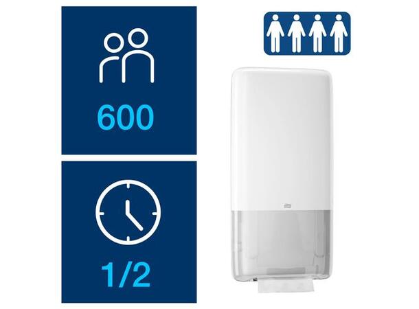 Dispenser TORK PeakServe H5 hvit 