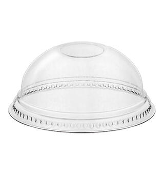 Dome lokk for Tri-Pot™ beger 95 mm Lokk uten hull i rPET (1320 stk)