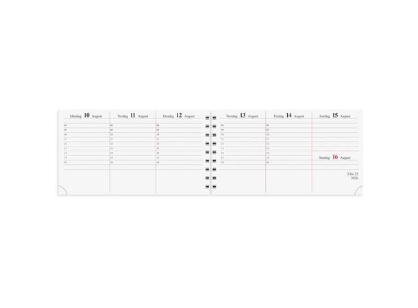 Kombikalender GRIEG 2026 spiral Kombikalender Ukekalender Spiralisert 