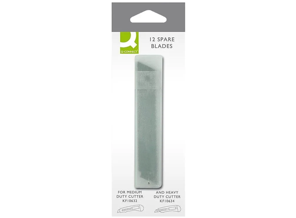 Kuttekniv ekstra blader Q-Connect 18mm Reserveblad | 18mm 