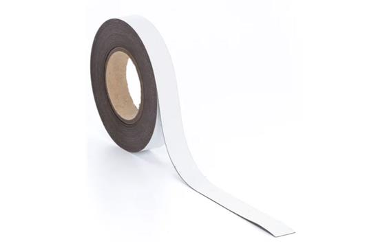 9442385  230611 Magnettape 25mmx20m hvit selvklebende