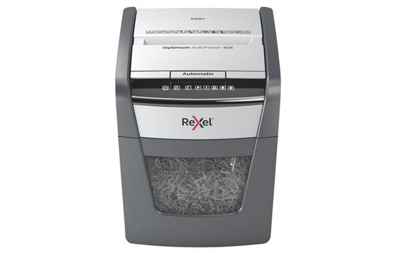 227609 Rexel 2020050XEU Makuleringsmaskin REXEL Auto+ 50X P4 Makuleringsmaskin med krysskutting
