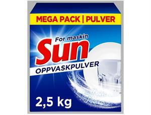 Maskinoppvask SUN pulver 2,5kg 