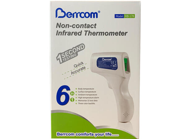 Pannetermometer - berøringsfri BERRCOM berøringsfri termometer 