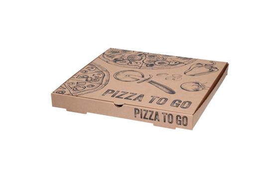 9442835  3335TG Pizzakartong To Go 33 x 33 x 3,5 cm 100 stk pr eske