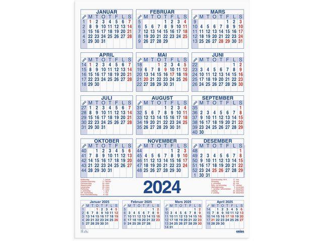 271205 Grieg kalender 98402024 Plakatkalender GRIEG 2024 59x80 cm Planlegging &#197;r
