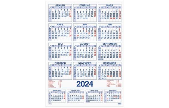 271205 Grieg kalender 98402024 Plakatkalender GRIEG 2024 59x80 cm Planlegging &#197;r