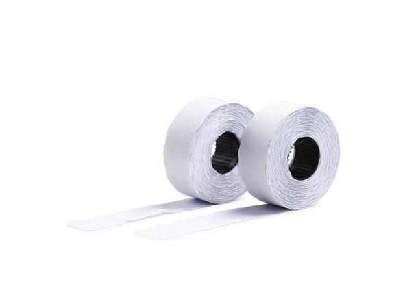 Prisetikett AVERY 26x12mm hvit (10) til 1 linjers prismaskin, per. lim 